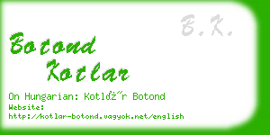 botond kotlar business card